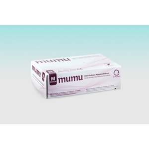 MUMU PLUS + NİTRİL PUDRASIZ MUAYENE ELDİVENİ M BEDEN