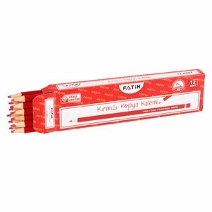 Fatih Kırmızı Kopya Kalemi 12 Lİ