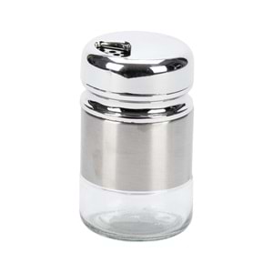 Yakut Tuzluk Cam Plastik Kapak Metal Kaplamalı 13573 0627