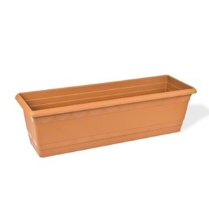 Karasu Saksı Toprak Balkon 60x20x17Cm 13.5Lt