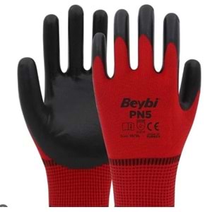 BEYBİ İŞÇİ ELDİVENİ Pn5 KIRMIZI 10