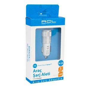 Acl Araç Şarj Aleti Başlık 2XUSB 5W 2.1A AC-08 2225