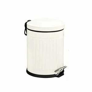 EmayHome Çöp Kovası Metal Nostalji Krem 5Lt EH-61204 2659