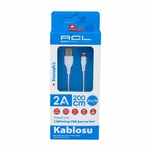 Acl Lightning Şarj-Veri Kablosu 2A Hızlı Veri 2mt ACK-48 5308