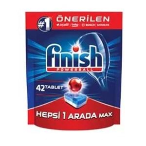 calgonit Finish Hepsi 1 Arada Max 42'li Bulaşık Makinesi Tableti