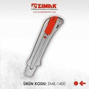 Zimak Maket Bıçağı Metal 18Mm Zmk-1400 4007 2272