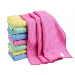 Viomax Mikrofiber Cam Bezi 50X70cm Baklava Desenli Tm-709