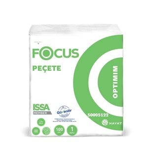 FOCUS OPTIMUM SERVİS KARE PEÇETE EKO 100 LÜ