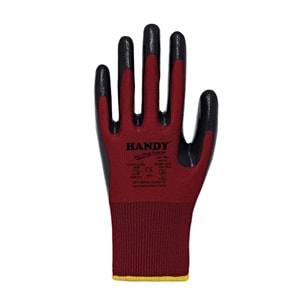 HANDY HN-16 iş eldiveni bordo 9 L