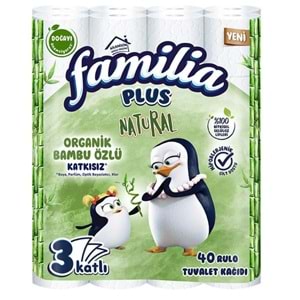 Familia Plus Natural Bambu Tuvalet Kağıdı 40'lı