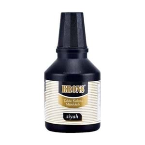 Brons Tahta Kalemi Mürekkebi Siyah 30CC Br-350 6190 6206