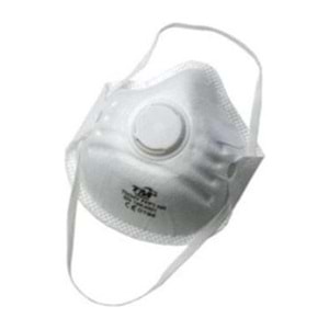 KONİK FFP2 VENTİLLİ TOZ MASKE BREATH 15 ADET
