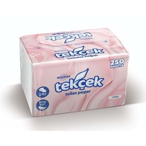 Rulopak Tekçek Tuvalet Kağıdı Çift Katlı 250 Yaprak