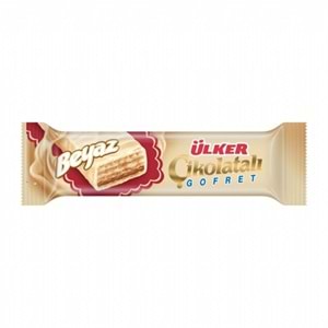 Ülker Beyaz Çikolatalı Gofret 35 Gr