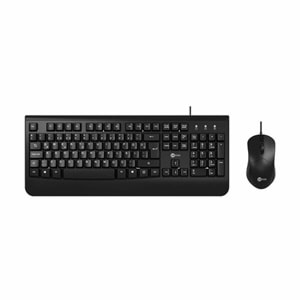 Lecoo Siyah Kablolu Mouse - Klavye Set CM105 6547