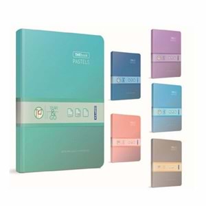 Thebook Pastels İp Dikişli Sert Kapak Defter 17X24 160