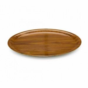Tria Tepsi Kraft Yuvarlak 43cm Kaymaz Mat Ceviz TFY43KWM 8086