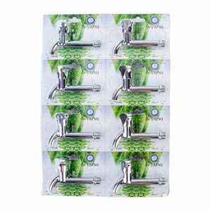 Karamsu Beyazsu Musluk Uzun Aç-kapa İnox Büyük Gövde 8530