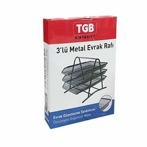 Tgb Evrak Rafı Metal 3'lü TGB-004A 6861