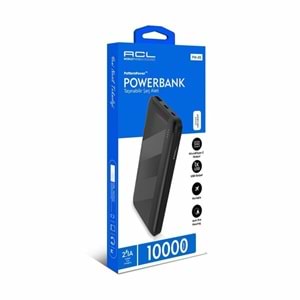 Acl PowerBank Şarj Aleti Harici 10000Mah PW-05 6922