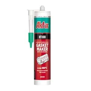 Akfix Sa075 Yüksek Isı Silikon 280 Ml. Kırmızı