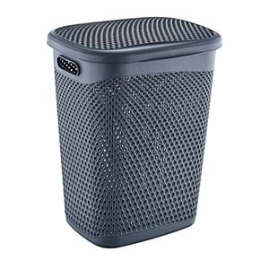 Smartware - Katre Çamaşır Sepeti Kirli Antrasit 55 Lt TRN-171-04 7182