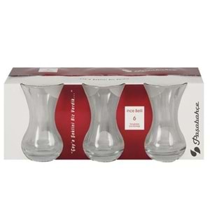 PAŞABAHÇE 42381 İNCE BELLİ ÇAY BARDAK 6 LI