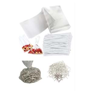 PVC KAPLI TEL KLİPS 500 GR POŞET AĞZI BAĞLAMA TELİ