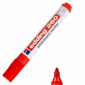 Edding Tahta Kalemi 1.5-3mm Yuvarlak Uç Kırmızı