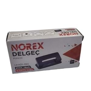 Norex Metal Delgeç 10 Sayfa Siyah 7644