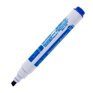 Bion Permanent Marker Kalem Mavi Kesik Uç