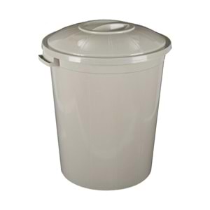 ÇERİSAN GRİ ÇÖP KOVASI 50 LT