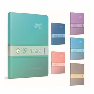 Gıpta İp Dikişli Sert Kapak Thebook Pastels Defter 17X24 160