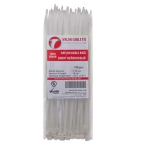 UGR KABLO BAĞI 2.5x100 (Beyaz) 100 LÜ