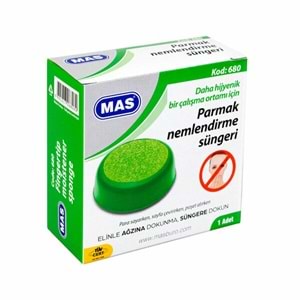 Mas Parmak Nemlendirme Süngeri Yeşil Kod680
