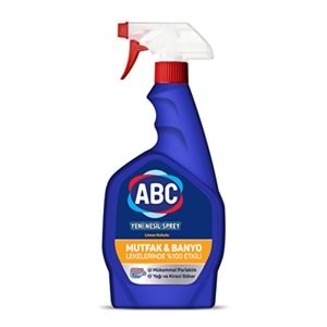 ABC SPREY LİMON KOKULU 750ml MUTFAK&BANYO