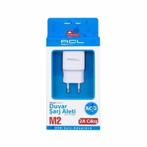 Acl Şarj Aleti Başlık Ev Tipi 2.1A 10W Seyahat Şarj Ac2 M2 8392