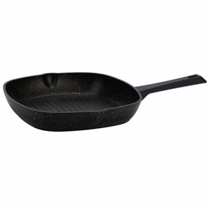 Vivaldi Tava Granit 28 Cm Grill Hitit Serisi Siyah
