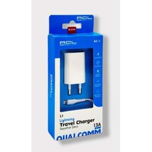 Acl Lightning Şarj 1mt 1.3A 5W 1A L1 8545