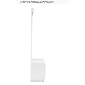 HENRY DOLAPLI PANELLİ AYAKKABILIK BEYAZ RENK