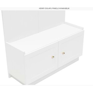 HENRY DOLAPLI PANELLİ AYAKKABILIK BEYAZ RENK
