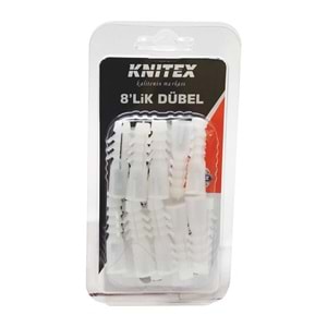 Knitex Hırdavat Seti Dubel Plastik 8 Lik KTX-2601
