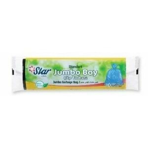 Starplus Çöp Poşeti Standart Jumbo Boy Siyah Ebat 80X110 200Gr T76