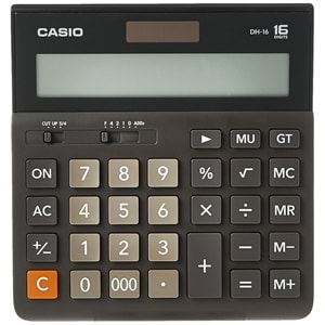 Casio Hesap Makinesi 16 Dijit Dh-16-BK 1820