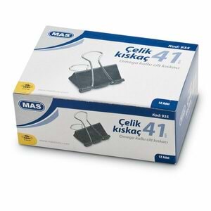 Mas Kıskaç Çelik Omega 41mm 12 Li Siyah Kod935 3507