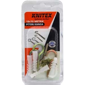 Knitex Hırdavat Seti Metrik Piton Kanca 19X70 KTX-2631