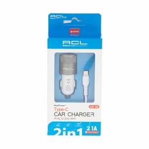 Acl Araç Şarj Aleti Typ-C 5W 16A DC AC-38 9774