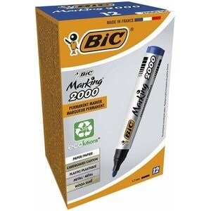 Bic Permanent Market Kalem 1.7Mm Yuvarlak Uç Mavi