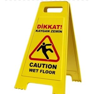 KAYGAN ZEMİN UYARI LEVHASI