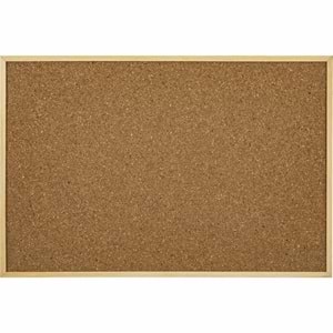 İnterpano Mantar Pano Ahşap Çerçeveli Duvara Monte 60X90